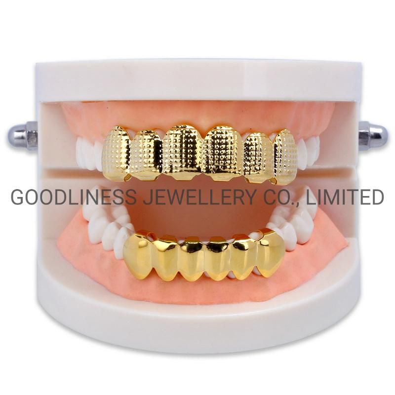 Hip Hop Rapper Jewelry Plain Teeth Grillz