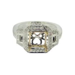 18k High End Diamond Semimount Ring (BLR21)