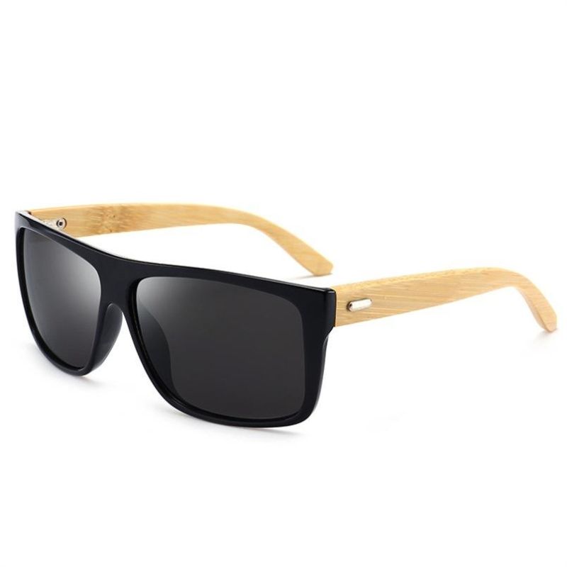 European and American New Fashion Sunglasses Men′s Classic Sunglasses Bamboo Glasses Wholesale Sg3003