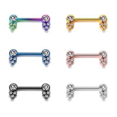 316L Surgical Steel Nipple Rings Barbell Ring Body Piercing