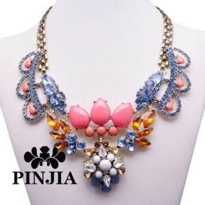 Hot Women Multi-Color Crystal Bib Choker Statement Necklace Fashion Jewelry