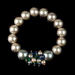 Wholesale Fashion Pearl Bracelets Druzy Charms Connector Bracelet