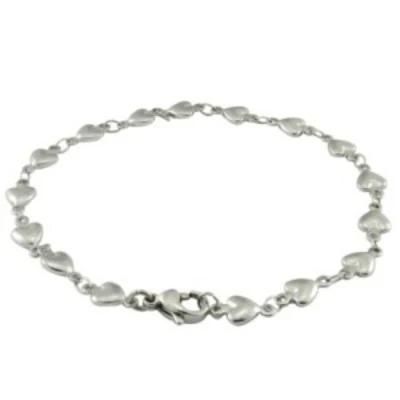 High Quality Silver Heart Bracelet for Girls