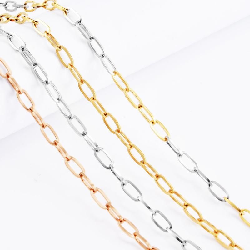 Stainless Steel Chain Utility Straight Chain Necklace for Decorative Chain, Hanging Bird Feeder, Hanging Plant Basket, Jewelry Making
