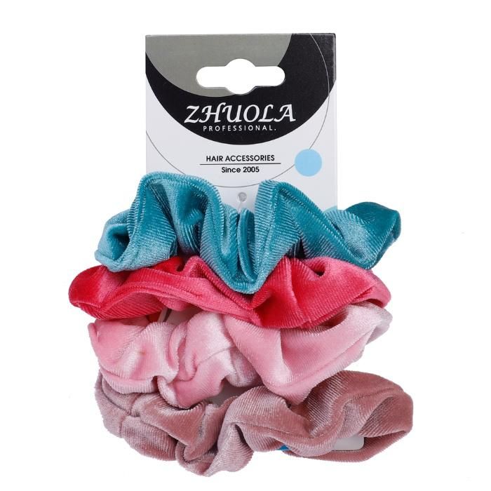 Elastic Fabric Hair Scrunchies Set for Girls