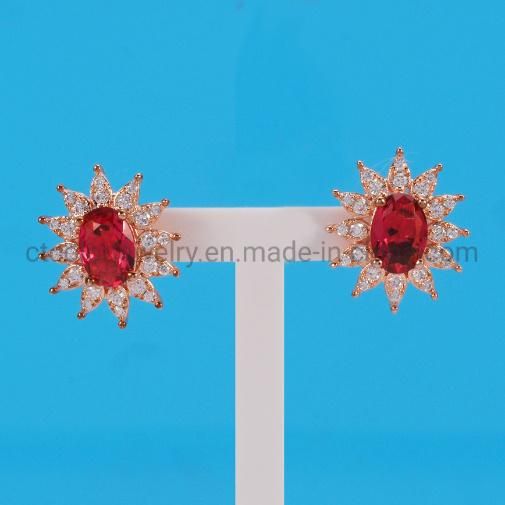 Vintage 925 Sterling Silver Earring Gold Earrings Design Gold Plated Custom Women Fashion Hoop Earrings Jewelry