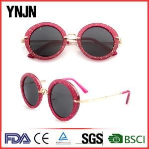 Ynjn Colorful Round Bling UV400 Women Sun Glasses for Women