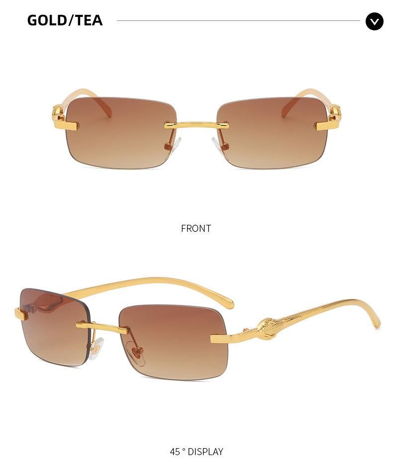 Fashion Metal Rimless Good Quality Man Sunglasses