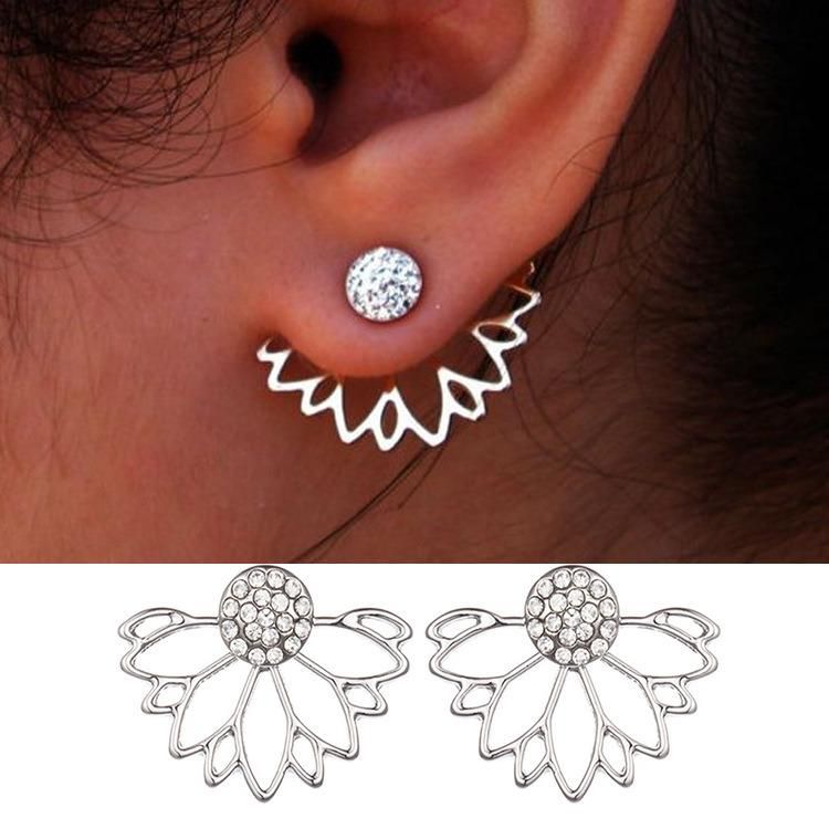 2019 Fashion Design Earring Stud with Lotus Flower Shape