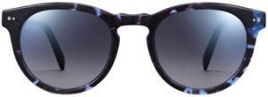 Handmade Zyl Acetate Graduated Rivet Design Round Keyhole Unisex Sunglass