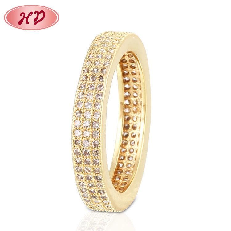 Fashion New Design CZ Jewelry Supplies Wholesale AAA Cubic Zirconia Gold Rings Design for Boys