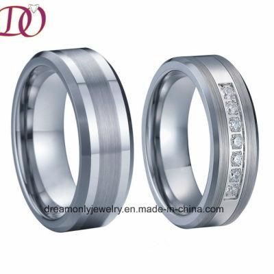 Custom Pure Titanium Wedding Band Couple Rings Handmade Finger Ring