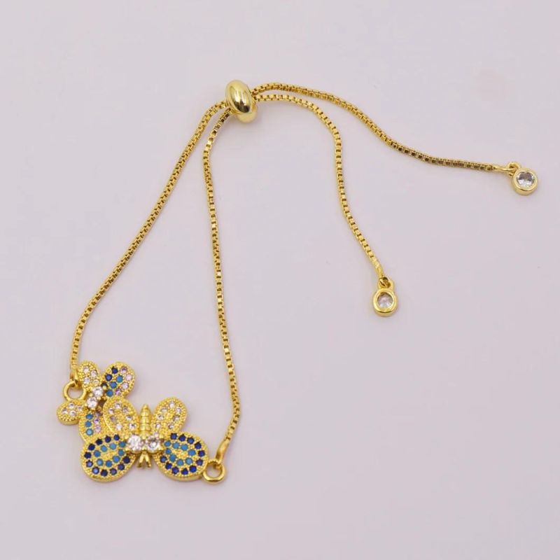 2020 New Fashion Wholesale High Quality Jewelry Adjustable Wire 18K Gold Plated Chain Bracelet