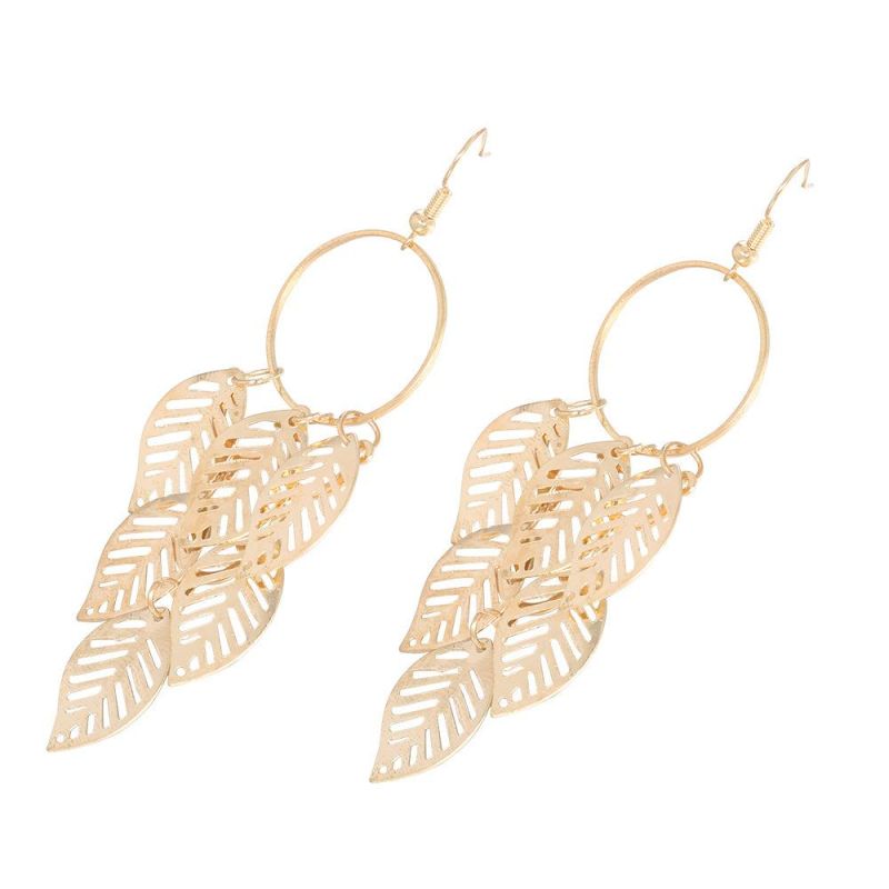 Wholesale Jewelry Drop Earring with Leaves