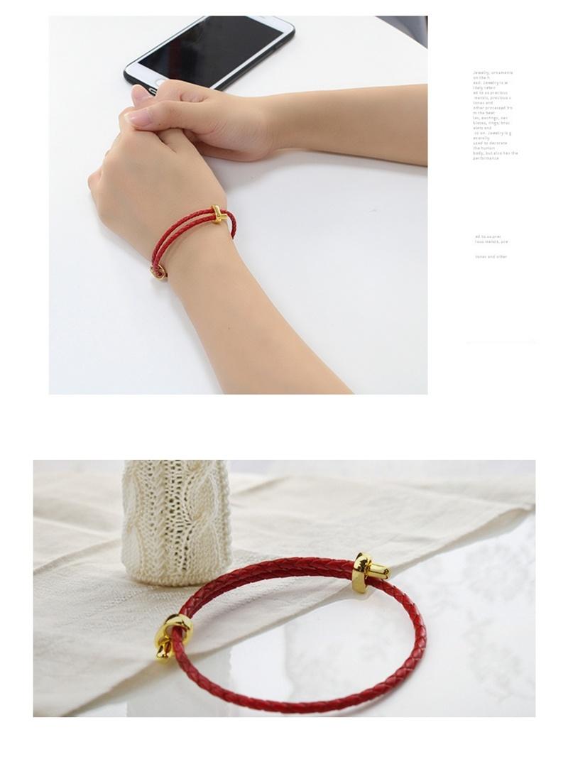 Bohemia Style Ethnic Trend Red Custom Bracelet