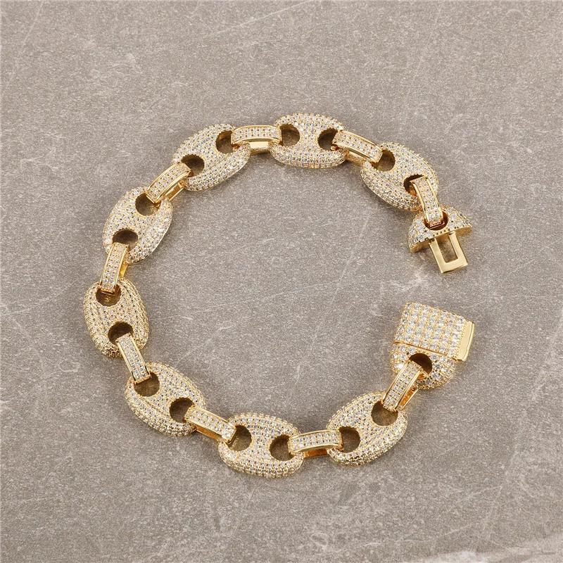Fashion Jewelry Micro Pave CZ Hook Bracelet