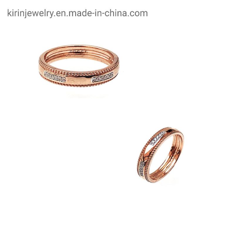 2021 Latest Famous Simple Design Silver 925 Zirconia Ring