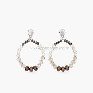 2017 New Statement Crystal Beads Earrings for Women Bijoux
