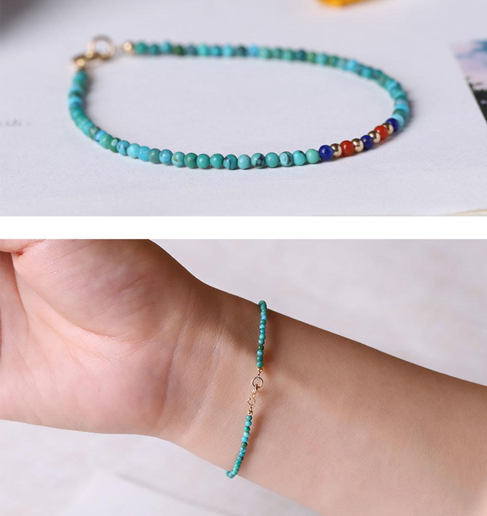 Fashion Jewelry Natural Stone Beads Bracelet 925 Silver Wholesale Jewellery