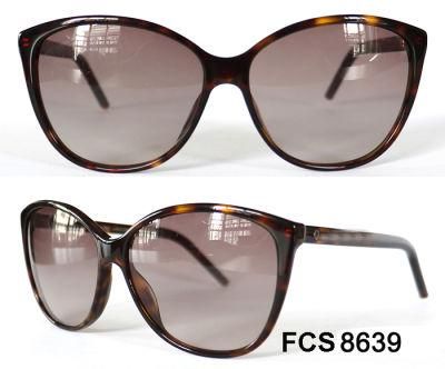 Oval Shape Full Frame Acetate with Ce Eyewear Sunglasses