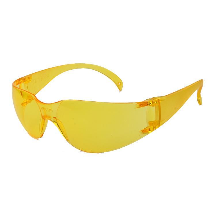 Yellow One Piece Lens Safety Sunglass