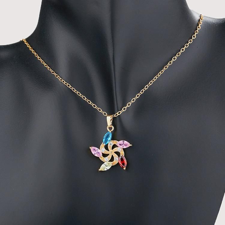 Wholesale New Fashion Design Jewellrey 18K Gold Plated Pendant, Necklace, Earrings Jewelry Sets
