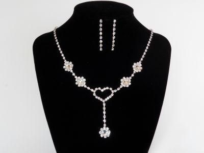 Fashion Pendant Bridal Necklace Jewelry Sets Huge Diamonds Party Wear