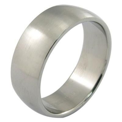 Stainless Steel Men&prime;s Matte Couples Rings