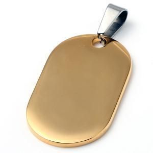 Custom Stainless Steel Dog Tag Pendant Necklace Yhp-386