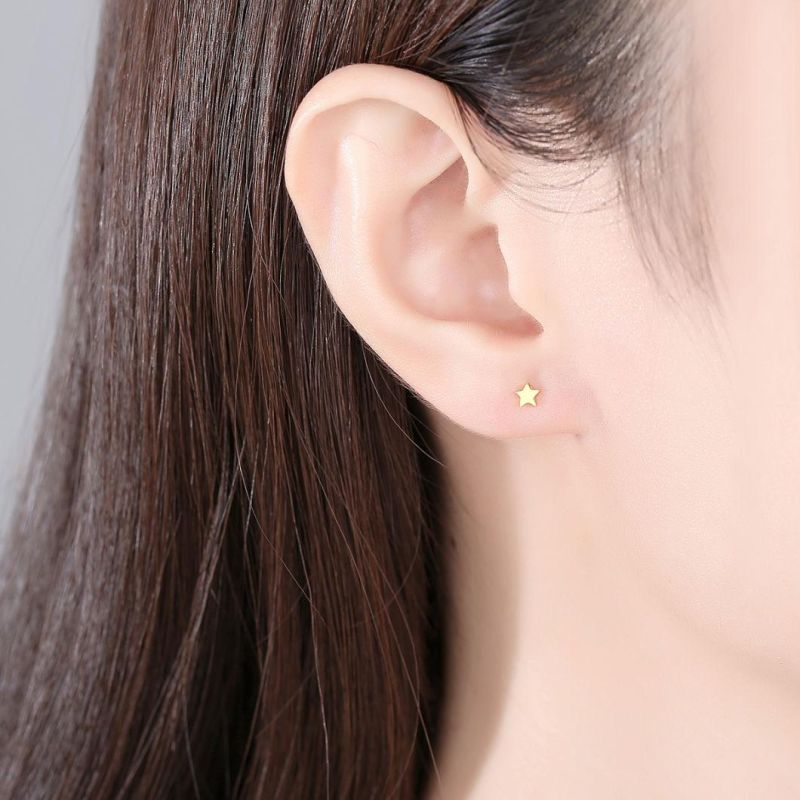 Fashion Jewelry Simple Earring Stud Star Earrings for Women