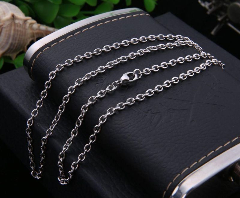 Wholesale Men Fashion Bracelet Women Anklet Stainless Steel Classic Cable Chains Necklace Jewelry