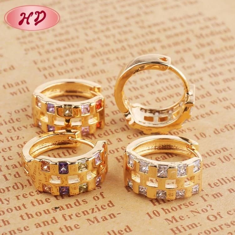 18K 14K Gold Plated Huggie Hoop Earring for Women