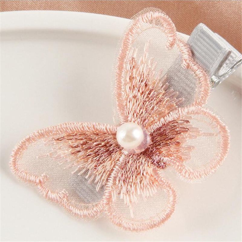 Dgirls Beauty Tools Butterfly Peanut Shape Fashion Hair Clip