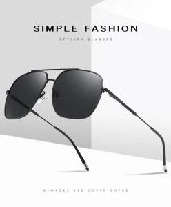Wholesale Polarized Double Bridge Newest Fashion Square Sports Driving Sunglass