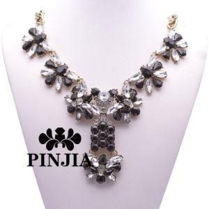 Elegant Classic Chunky Bib Statement Crystal Necklace Fashion Jewelry