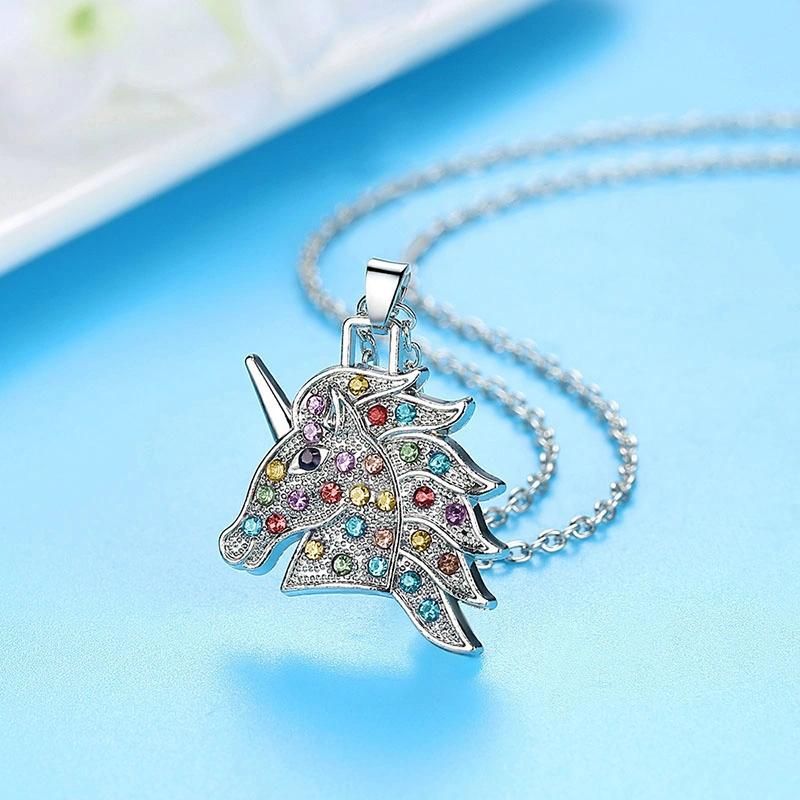 Lovely Sweet Lady Pendant Clavicle Chain Necklace