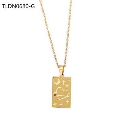 Manufacturer Custom Good Quality Necklace Jewelry 18K Gold Plated Stainless Steel Gold Jewelry Women Jewelry