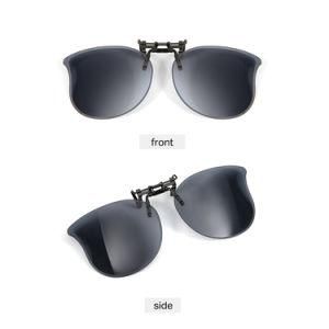 UV400 Polarized Hot Sale Clip on Sunglasses with Flip-up Function Lightweight From Factory for Woman OEM or ODM Model J3116-S4