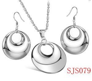 Custom Vogue Round Stainless Steel Jewelry Sets (SJS079)