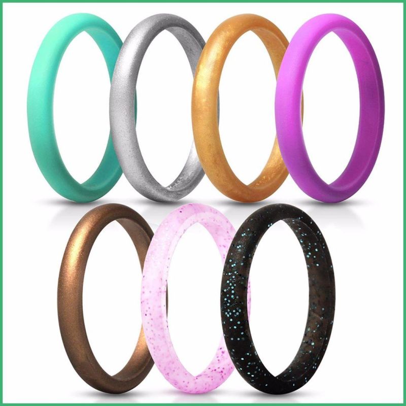 Factory Provide High Quality Silicone Fashion Ring for Promotional Gifts