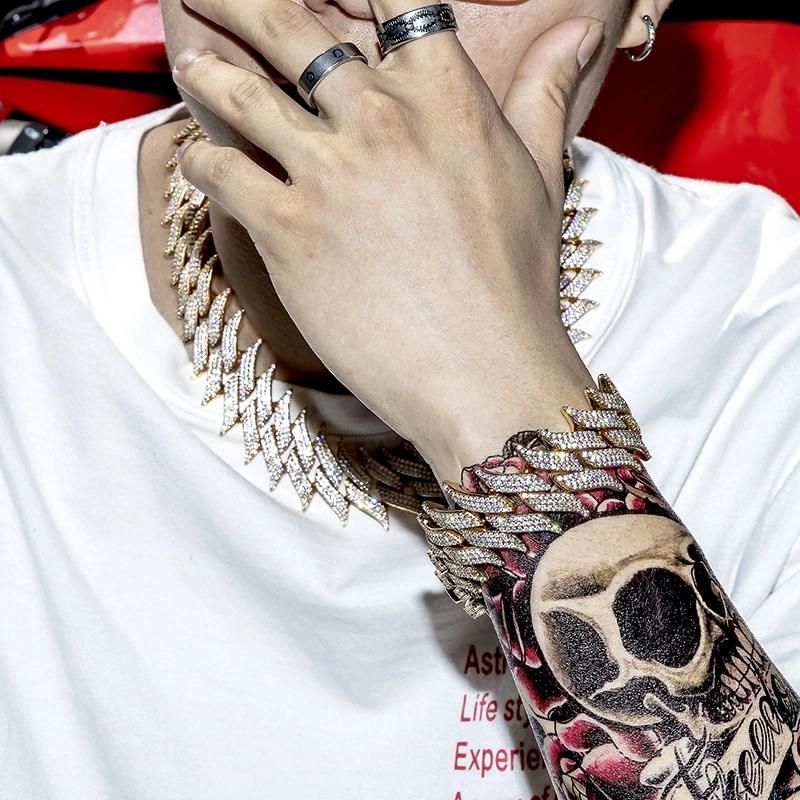 Luxurious Costume Jewelry Copper Necklace for Rapper