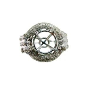 18k High End Diamond Semimount Ring (BLR31)