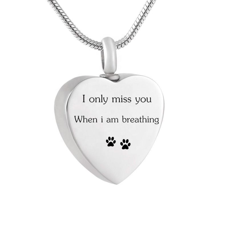 Commemorating Loved Ones Pets Ashes Pendant Necklace