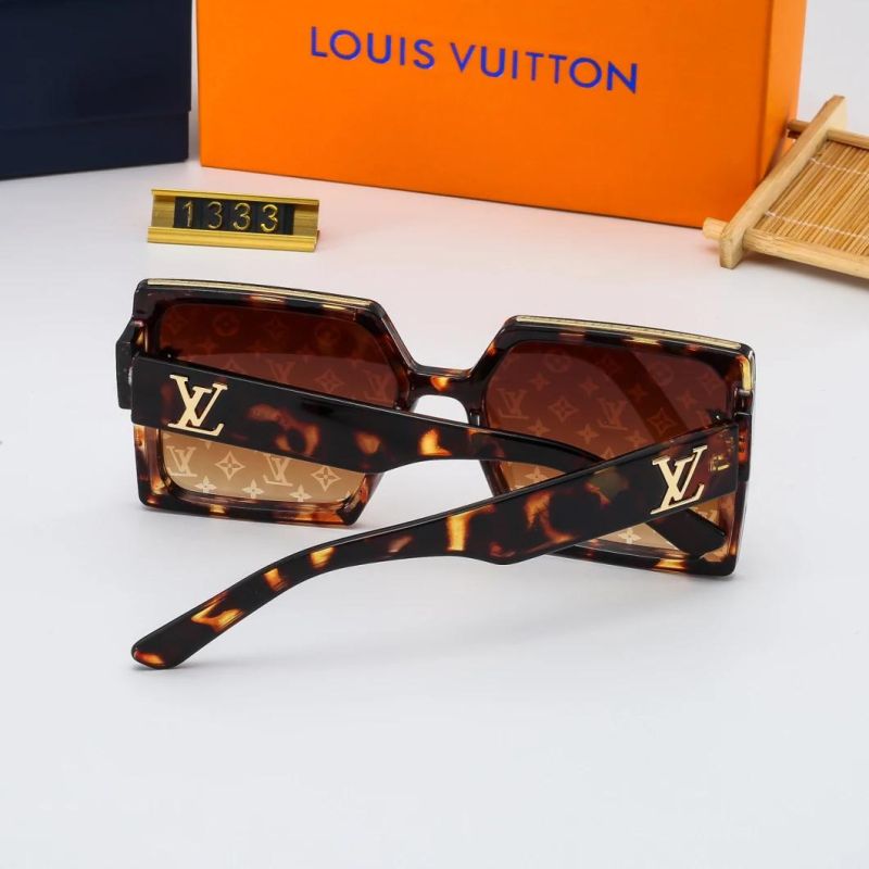 Fashionable Custom Cheap Unisex UV400 Vintage Shade Plastic LV Sunglasses