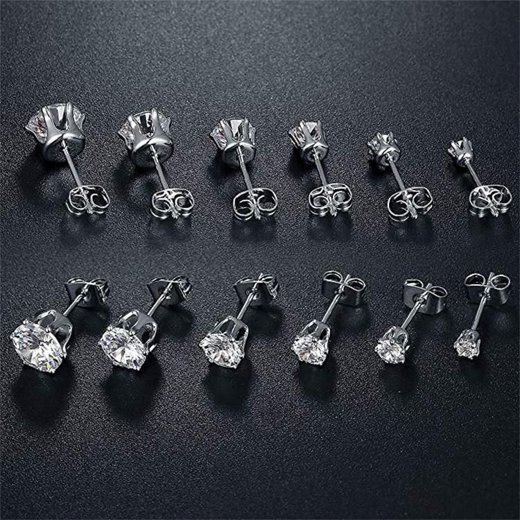 Cubic Zirconia Stud Earrings