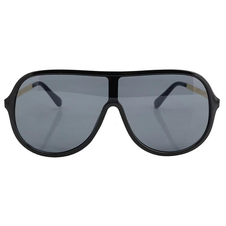 2020 Stylish One Piece Metal Temple Fashion Sunglasses