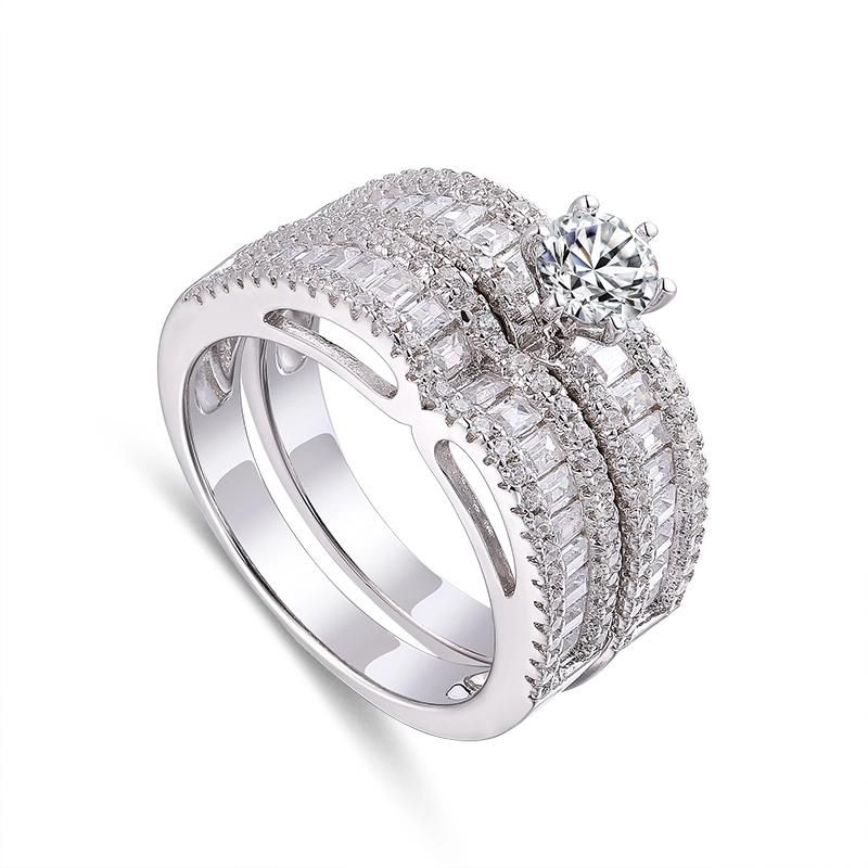 Fashion Accessories Luxury Elegant Hip Hop Fashion Jewelry Best Seller Cubic Zirconia Jewellery Trendy 2022 Fine Ring