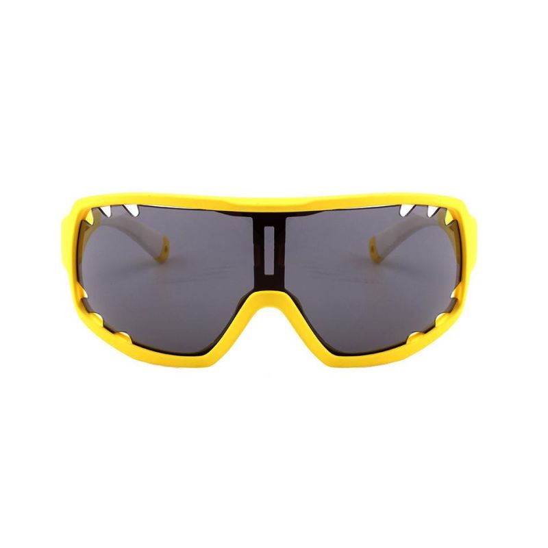 Mens Yellow Sport Goggles Sunglasses