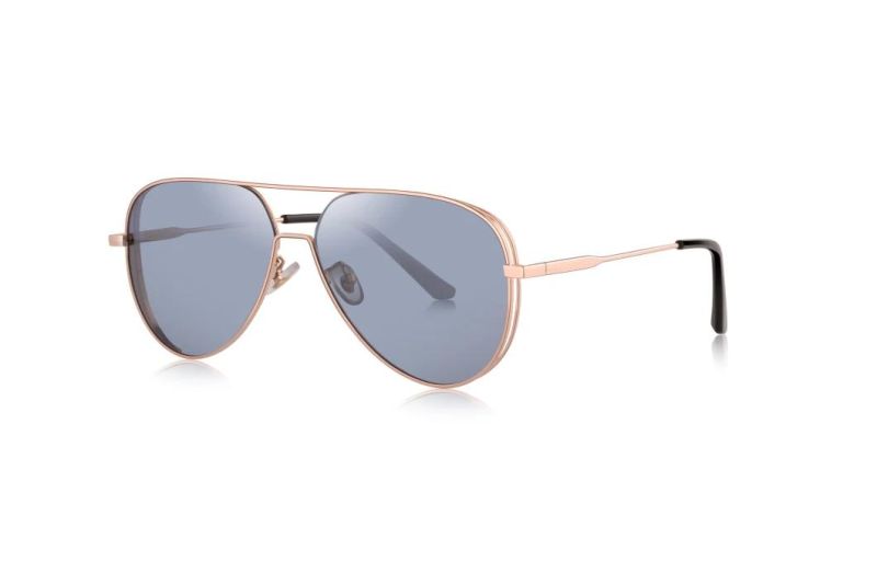 2020 Ready Made Trendy Pilot Metal Sunglasses