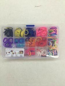 New Arrival DIY Colorful Rainboe Rubber Band for Children